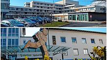 Der Betrieb im Klinikum Friedrichshafen (oben) läuft derzeit ohne Einschränkungen. Dort und am Helios-Spital in Überlingen (unten) fällt ...
