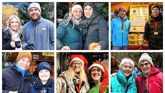 Sie haben eine Meinung zur Zeitbegrenzung beim Weihnachtsmarkt in der Ravennaschlucht. Oben von links: Gabrille und Derek Thunderbird, ...