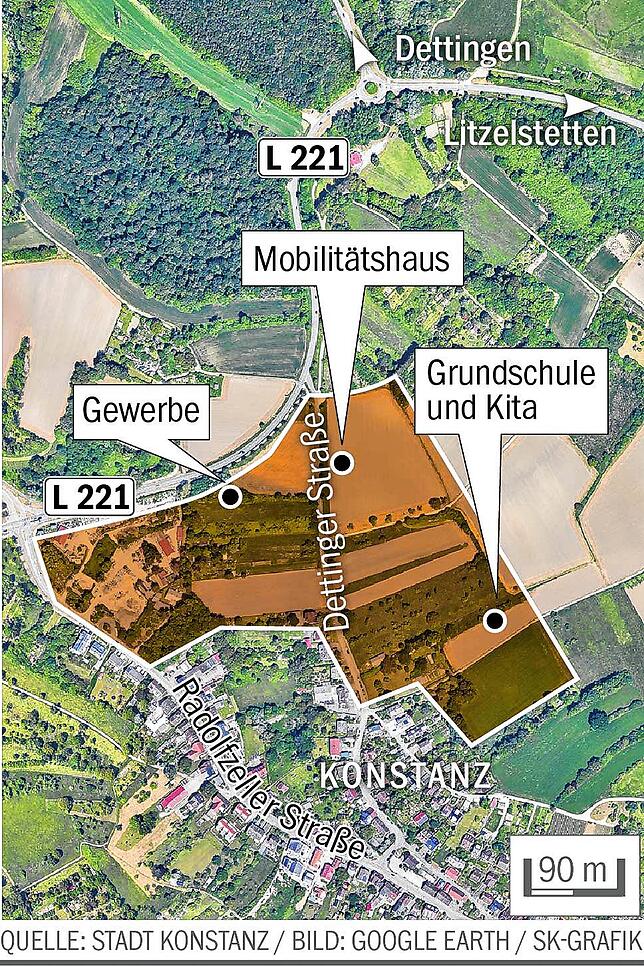 Bild 2: Neue Wohnungen, Kitas, Schulen, Straßen und Platz für Firmen: Am Hafner wird es ernst