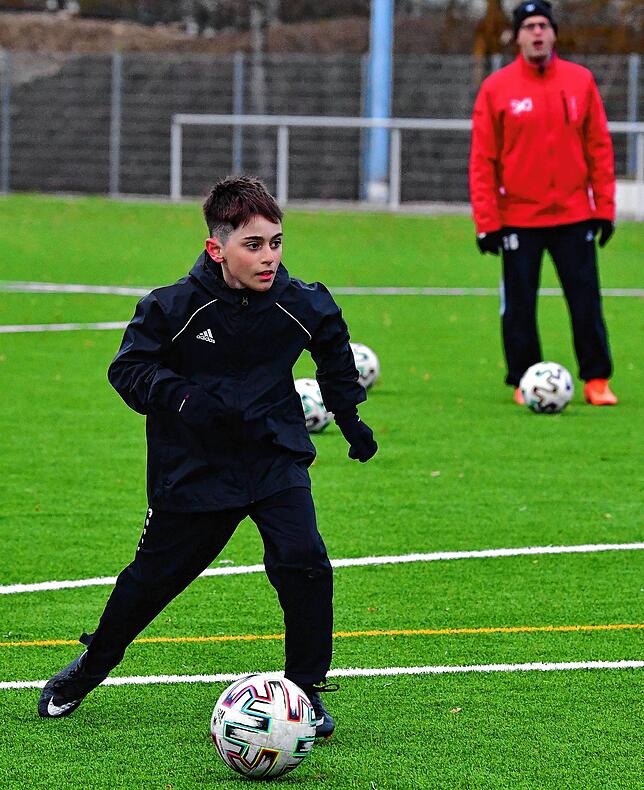 Bild 27: Eindrücke vom Training der E-Junioren des SV Jestetten nach der Corona-Pause