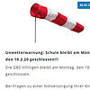 Kein Unterricht wegen Sturm &bdquo;Sabine&ldquo;, aber eine Notbetreuung: So sahen die Homepages aller städtischen Schulen am Montag ...