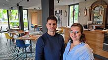 Hanna Repnik und Küchenchef Christian Dierich freuen sich auf Zusammenarbeit in der Einkehr am Gleis. Die gelernte Hotelfachfrau ist ...