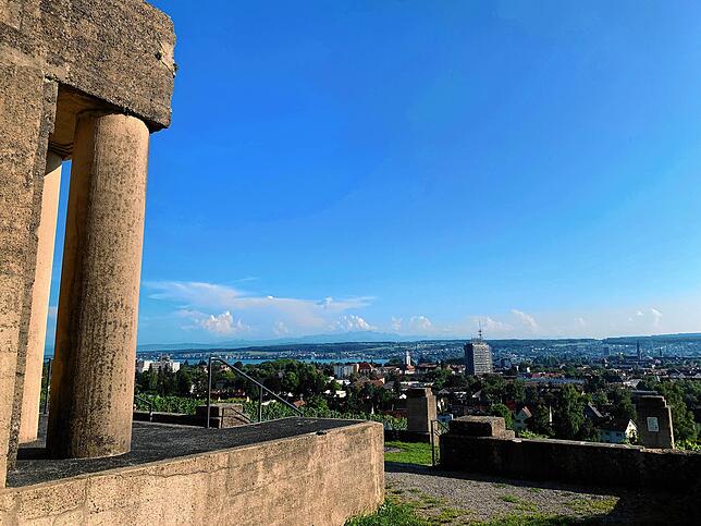 Eine tolle Aussicht über ganz Konstanz bietet der Bismarckturm.