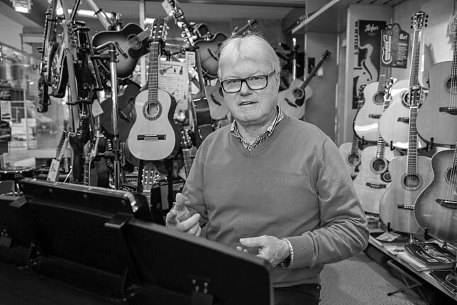 Musikhändler Helmut Assfalg