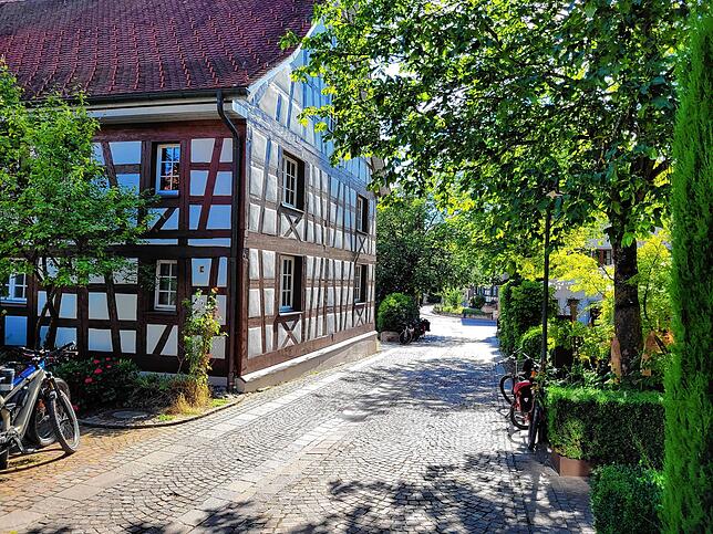 Die Pfarrscheune in Gaienhofen-Horn.