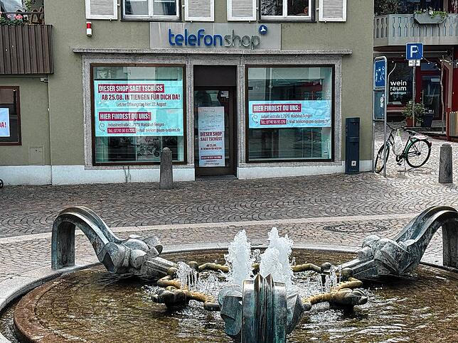 Der ehemalige Telefonladen am Spitalplatz.