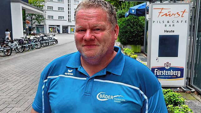 Der kommissarische Leiter des Rheinfelder Freibades, Dirk Zebisch. Bild: Erika Bader