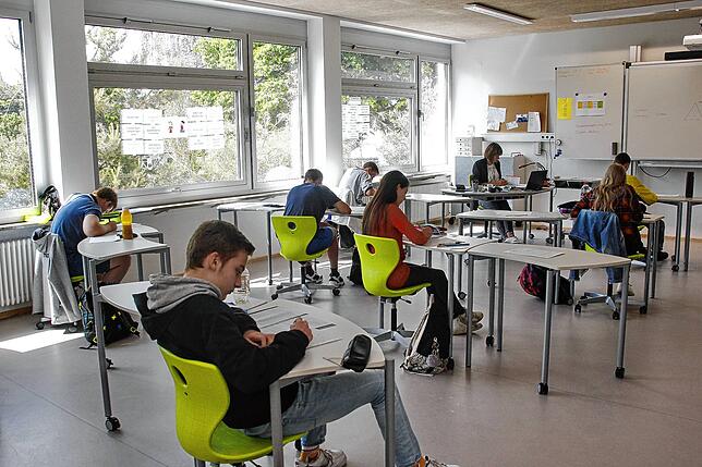 Abstand halten heißt die erste Grundregel für den Unterricht an der Peter-Thumb-Schule in Hilzingen.