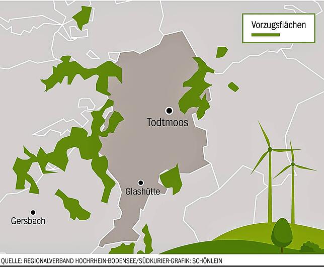 Bild 1: Der Kurort Todtmoos will weniger Windkraftanlagen rund um seine Gemarkung