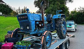Der erstmals 1966 zugelassene Traktor war nach dem Kauf in der Schweiz nicht beim Zoll angemeldet worden.