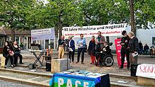 Das Friedensbündnis VS engagiert sich gegen Atomwaffen. Foto: Ina Klietz