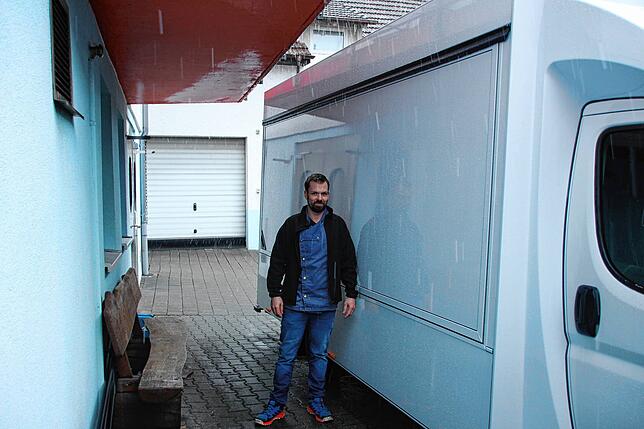 Mit diesem Wagen wird Simon Reiner ab Januar auf dem Konstanzer Wochenmarkt vertreten sein.