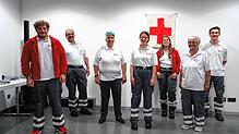 Ausgezeichnet für treue Mitgliedschaft wurden (von links): Vincent Jünger (fünf Jahre), Walter Schupp (25), Karin Hoffmann (45), Svea ...
