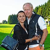 Der Schönheitschirurg mit seiner Frau Sybille 2013 beim Tabaluga Golf Cup im Golfclub Tutzing am Starnberger See. Die beiden sind seit ...