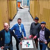 Diese vier Männer sind die Köpfe der Firma Greenbox (v.l.): Jacob Werner, Stefan Ruff, Carsten Hinrichsen und Tillmann Weber.
