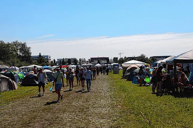 Bild 7: Campus Festival Konstanz 2024: Bilder vom Campingplatz am Freitag
