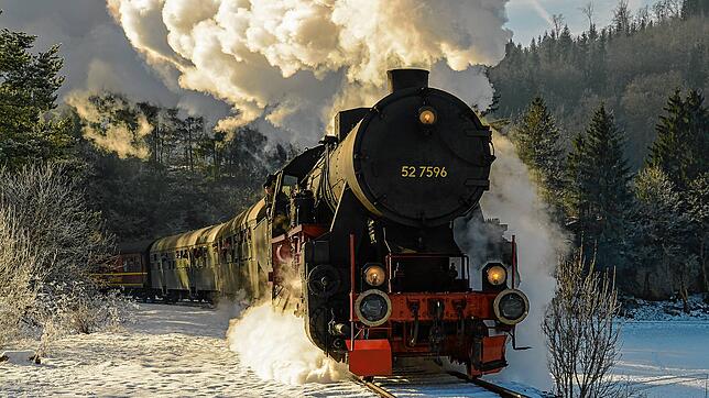Die Dampflok der Eisenbahnfreunde hat drei abwechslungsreiche Touren vor sich (Archivbild).