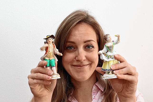 Meißner Porzellanfiguren sind in Deutschland nicht mehr so gesucht wie früher. Dafür gibt es in Asien und in Osteuropa einen großen Markt.