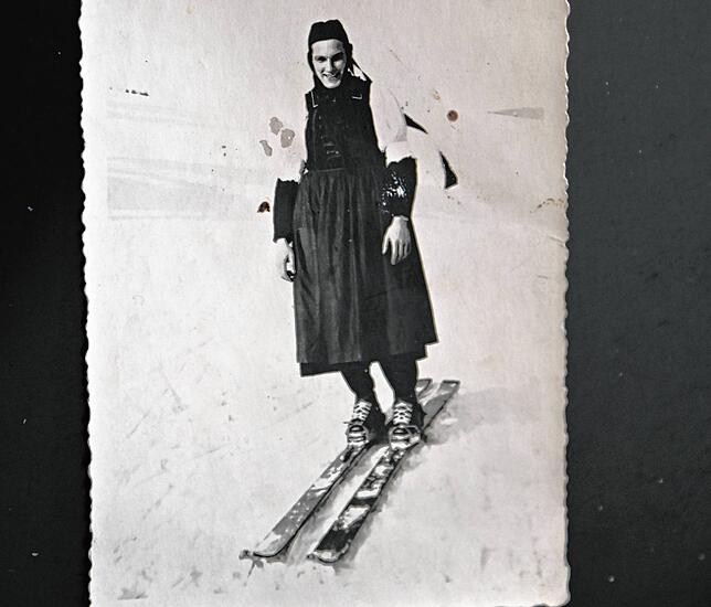 Einige Jahre hat Herbert Heinzmann als Siebe-Hippe-Wieble das Skispringen in St. Georgen eröffnet. Bilder: Werner Müller