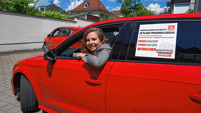 Helene Sommer ist startklar: Wird sie am Samstag 1. Bevollmächtigte der IG Metall Friedrichshafen-Oberschwaben und Singen? Bild: Katy Cuko