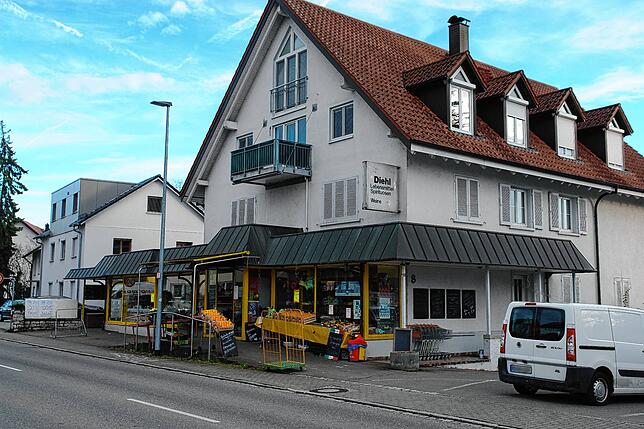 Lebensmittel Diehl in Böhringen. Das Geschäft schließt Ende des Jahres