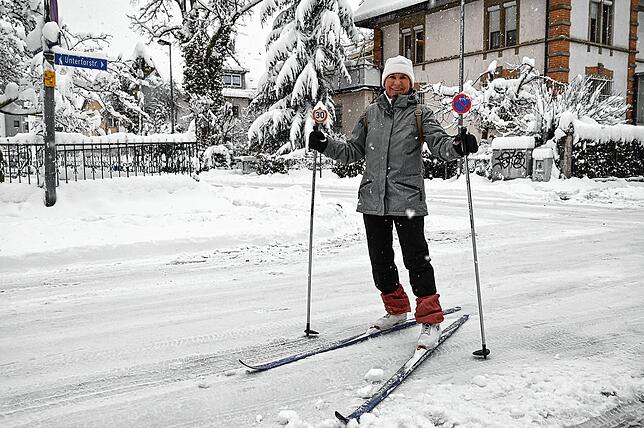 Man muss nicht immer ins Skigebiet, doch so etwas kommt nicht oft in Radolfzell vor: Das Bild stammt aus dem Jahr 2021, als ein ...