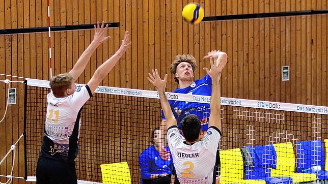 An Diagonalangreifer Lukas Baumgärtner (rechts oben auf dem Archivbild gegen Ludwigsburg) lag es nicht, dass der TSV Mimmenhausen den ...