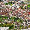 Die Stockacher Oberstadt aus der Luft (Archivbild): Nach dem Stadtbrand von 1704 musste ein Großteil der Häuser neu aufgebaut werden.