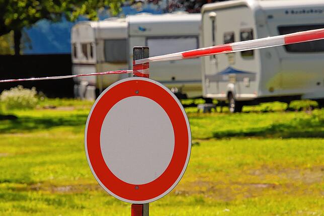 Startklar: Der Campingplatz Nell in Überlingen-Nußdorf wartet darauf, dass aufgrund gesunkener Inzidenzwerte wieder geöffnet werden darf.