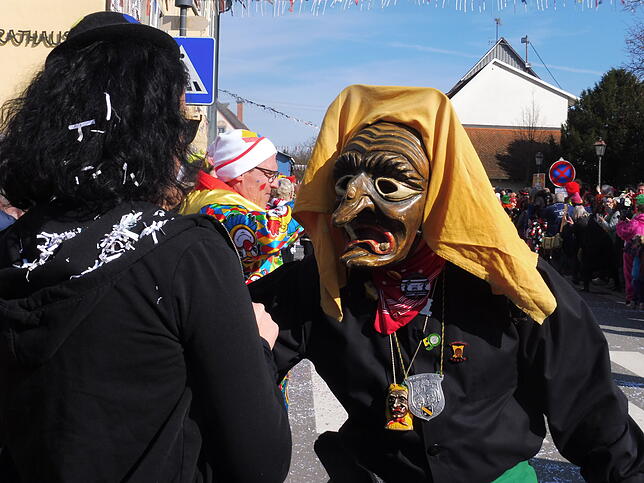 Bild 5: Fasnet-Sunntig-Umzug 2025 in Hilzingen: Farbenfrohes Treiben