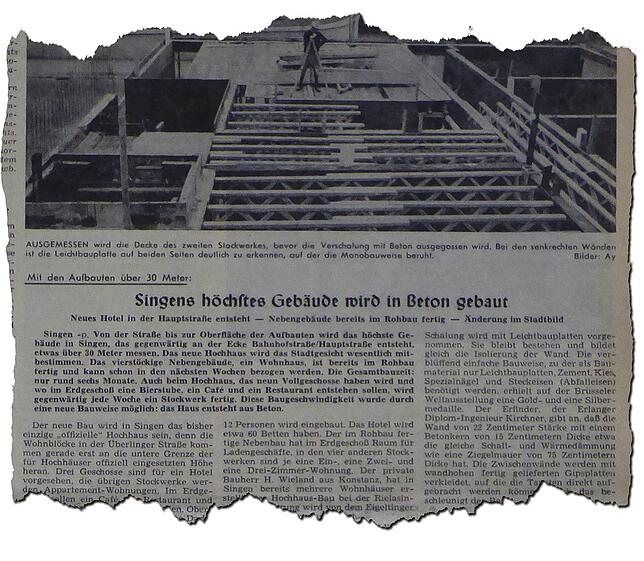 30 Meter, neun Stockwerke und gewaltige Erwartungen: Das 1968 eröffnete Hotel Continental endet in einem finanziellen Desaster.