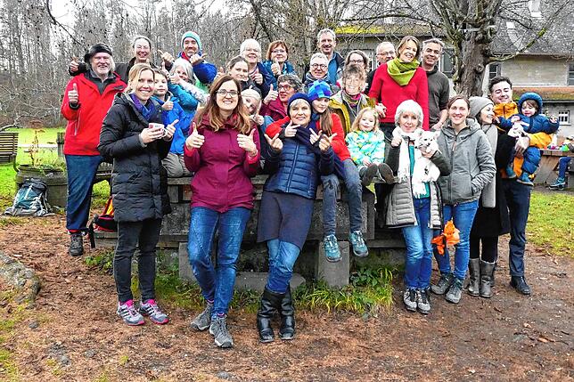 Die Mitglieder von Wohnprojekt Konstanz bei einem Gruppenausflug. Sie wünschen sich ein Grundstück am liebsten auf den Christiani-Wiesen ...