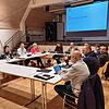 Der Gemeinderat von Aach tagt derzeit wegen des Umbaus des Rathauses im neuen Vereinsheim. Die Räte beschäftigen sich hier mit den ...