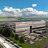 So soll das Logistikzentrum der Spedition Maier beim Singener Güterbahnhof aussehen, wenn es fertig ist. Vorne links sind die Gleise des ...