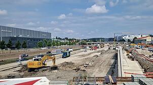 Auf der Baustelle der A81 ist eine Fliegerbombe gefunden worden.
