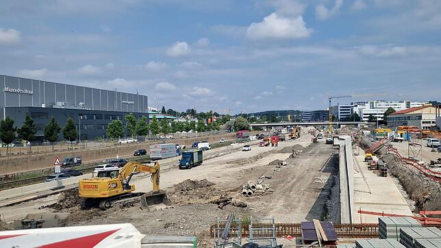 Auf der Baustelle der A81 ist eine Fliegerbombe gefunden worden.