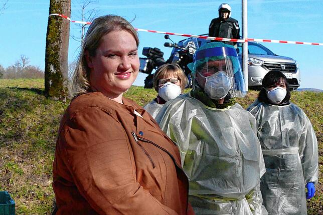 Michaela Kaiser leitet die Abstrichstelle in Rheinfelden.
