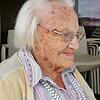 Paula Baumann im Alter von 106 Jahren.