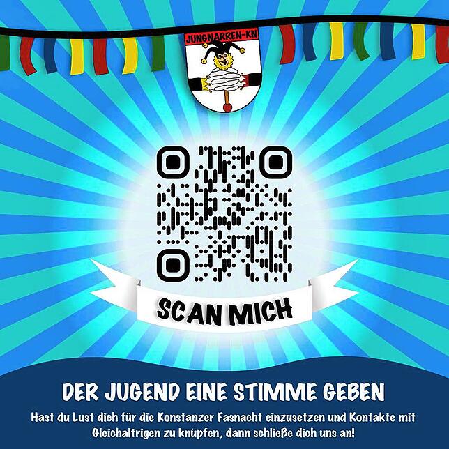 Bild 1: Konstanzer Jung-Narren sorgen sich um den Nachwuchs und schreiten zur Tat