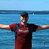 Einmal rund um den Bodensee: Matthias Kolley will die rund 200 Kilometer beim Triathlon schaffen.