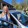 Die 24-jährige Rebecca App (links) und ihre zwei Jahre jüngere Kollegin Fabienne Köhler arbeiten seit diesem Jahr im Polizeirevier ...