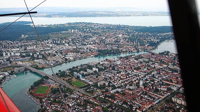 (Archivbild) Die Konzilstadt von oben: Hier leben über 80.000 Bürgerinnen und Bürger.