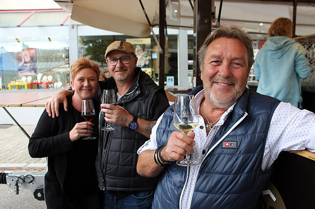 Bild 36: Beim Blumberger Straßenfest war die Stimmung trotz des Regenwetters gut