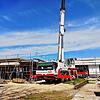 Auf der Baustelle des Bürgerzentrums in Mönchweiler wird auf Hochtouren gearbeitet. Im September soll der Bau in Betrieb genommen werden.