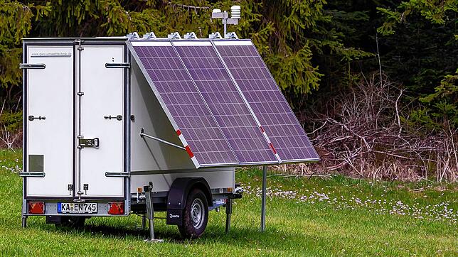 Für die geplanten Windkraftanlagen bei Grafenhausen werden Windmessungen auch mit solchen Anlagen ­umgesetzt. Foto: Wilfried Dieckmann