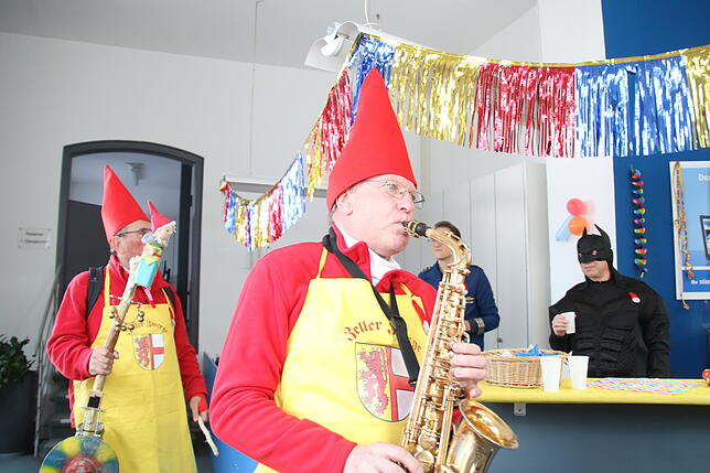 Bild 19: Narren besuchen den SÜDKURIER in Radolfzell