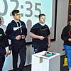 Diese Schüler der zehnten KLasse der Werkrealschule haben als Startup ein Bettwärme- und Kühlsystem entwickelt und präsentieren das ...