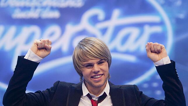 Daniel Schuhmacher nach seinem Sieg bei DSDS im Jahr 2009
