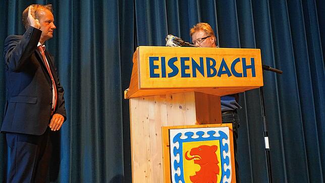 Der neue Bürgermeister von Eisenbach, Karlheinz Rontke &ndash; bisher Leiter Stadtmarketing, Sport, Kultur und Tourismus in Löffingen ...