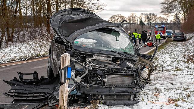 Einen schweren Unfall gab es auf der Bundesstraße 313 in der Nähe des Meßkircher Ortsteils Rohrdorf.